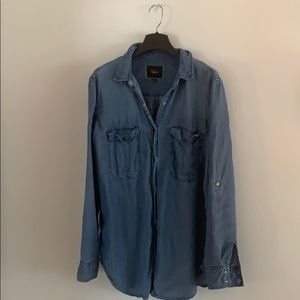 Rails denim Maternity shirt